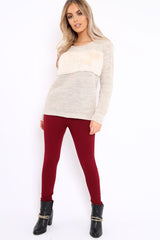 Wine High Waisted Shape Leggings - Binky-Trousers