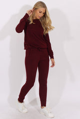 Wine Loungewear Set - Josie-Loungewear