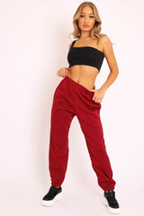 Wine Oversized Joggers - Erica-Joggers