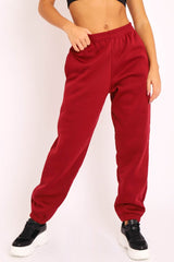 Wine Oversized Joggers - Erica-Joggers