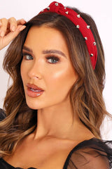 Wine Stud Knotted Hairband - Lanelle-Hair