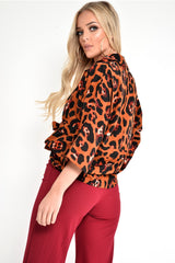 Wine Tailored Wide Leg Belted Trousers - Chenelle-Trousers