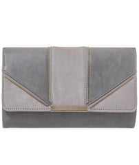 Zip Effect Clutch - Celeste-Bags
