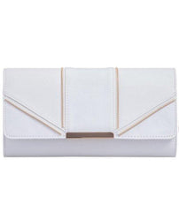 Zip Effect Clutch - Celeste-Bags