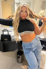 Light Blue Cargo Pocket Straight Leg Jeans - Mylah