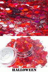 Glitter Palace 3ml Glitter Pot - Devilish Red