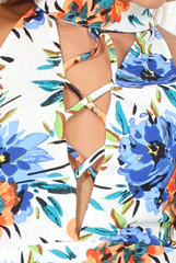 White Floral Print Co-ord - Sam