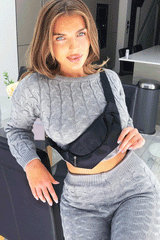 Black Front Zip Bumbag - Wakely